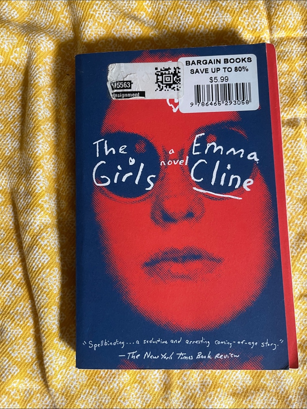 The Girls by Emma Cline - Red & Navy Paperback